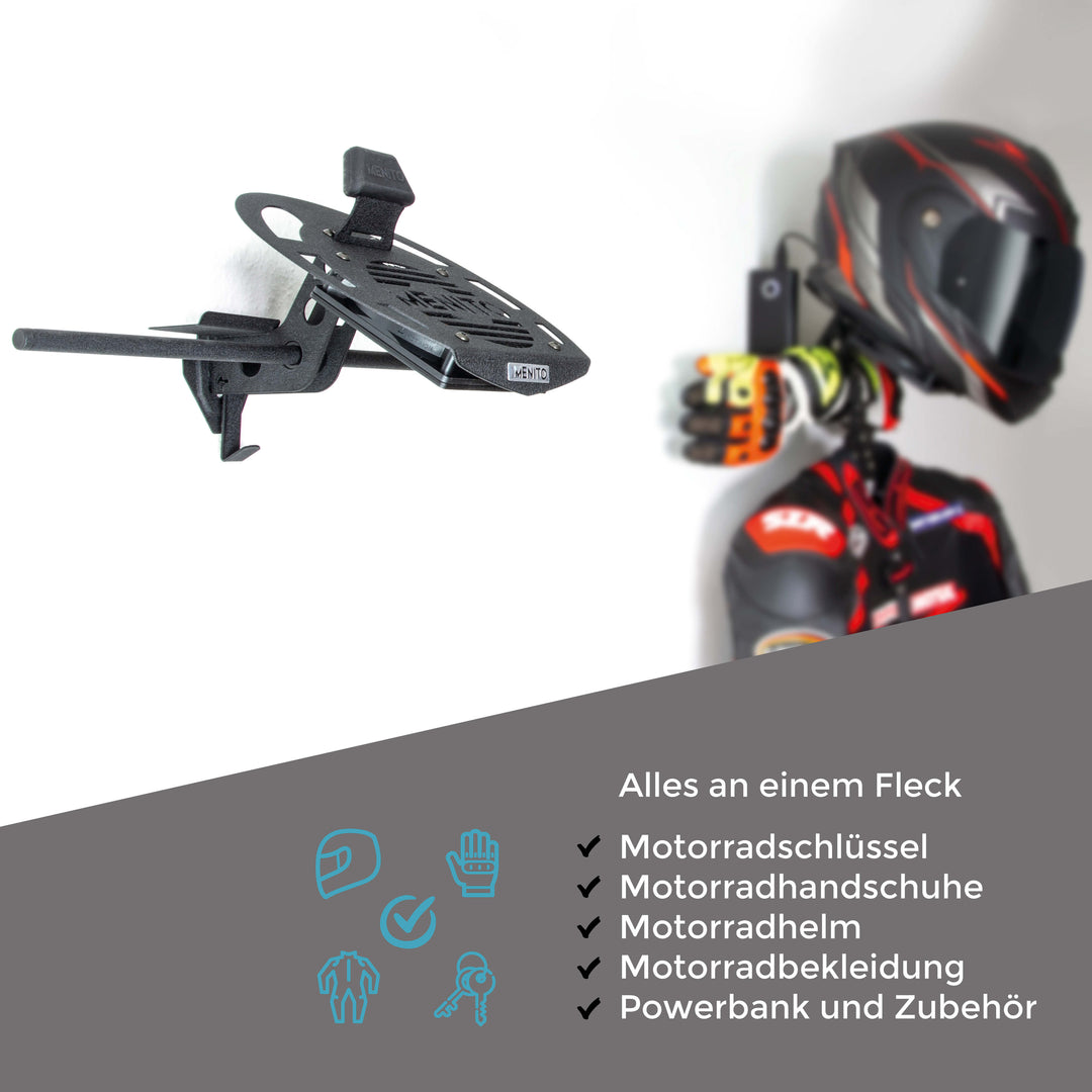 motorradbekleidung aufbewahrung Premium Helmet Rack